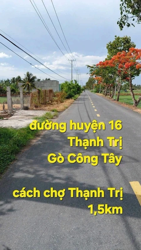 Bán nền thổ cư mặt tiền 220m2 Vĩnh Long 850 triệu baisauvungtau