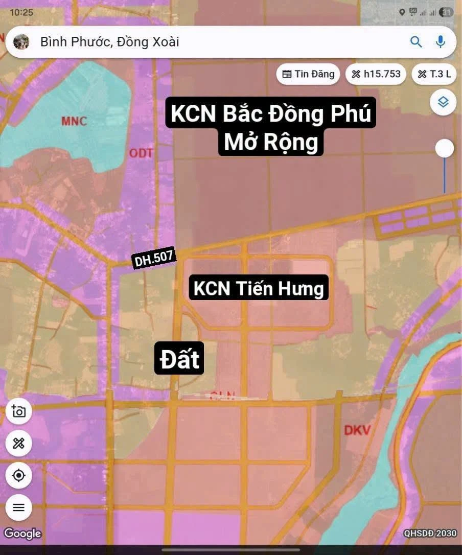 Bán đất 1.722 m² mặt tiền 9m Bình Dương - Ảnh 1