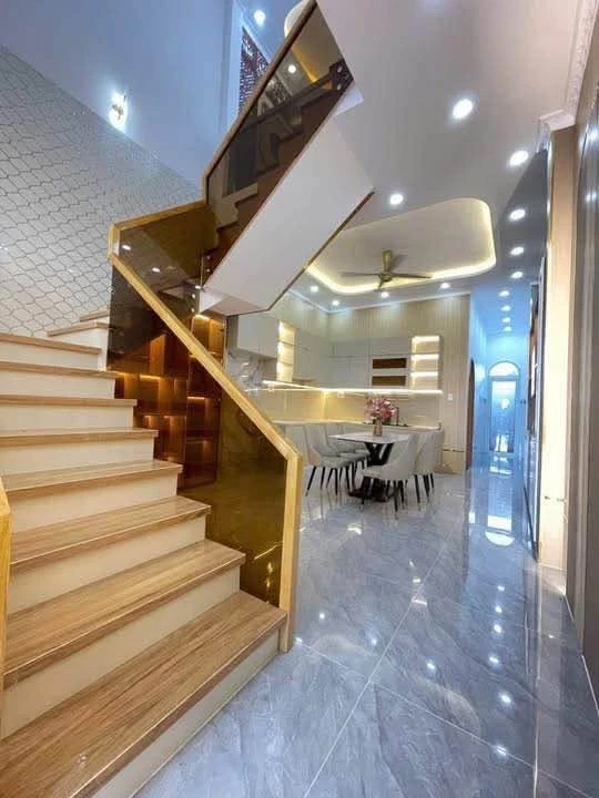 Bán nhà 1 trệt 1 lầu 3PN/3WC 92m² Phước Lý Long An - Ảnh thu nhỏ 4