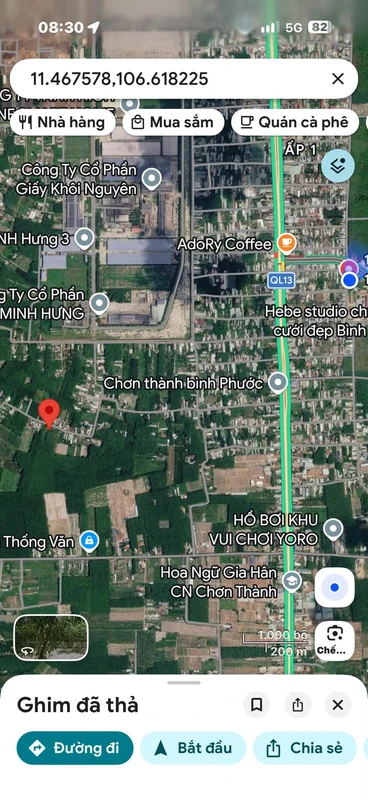 Bán lô đất 405m² Phường Minh Hưng, Bình Chánh