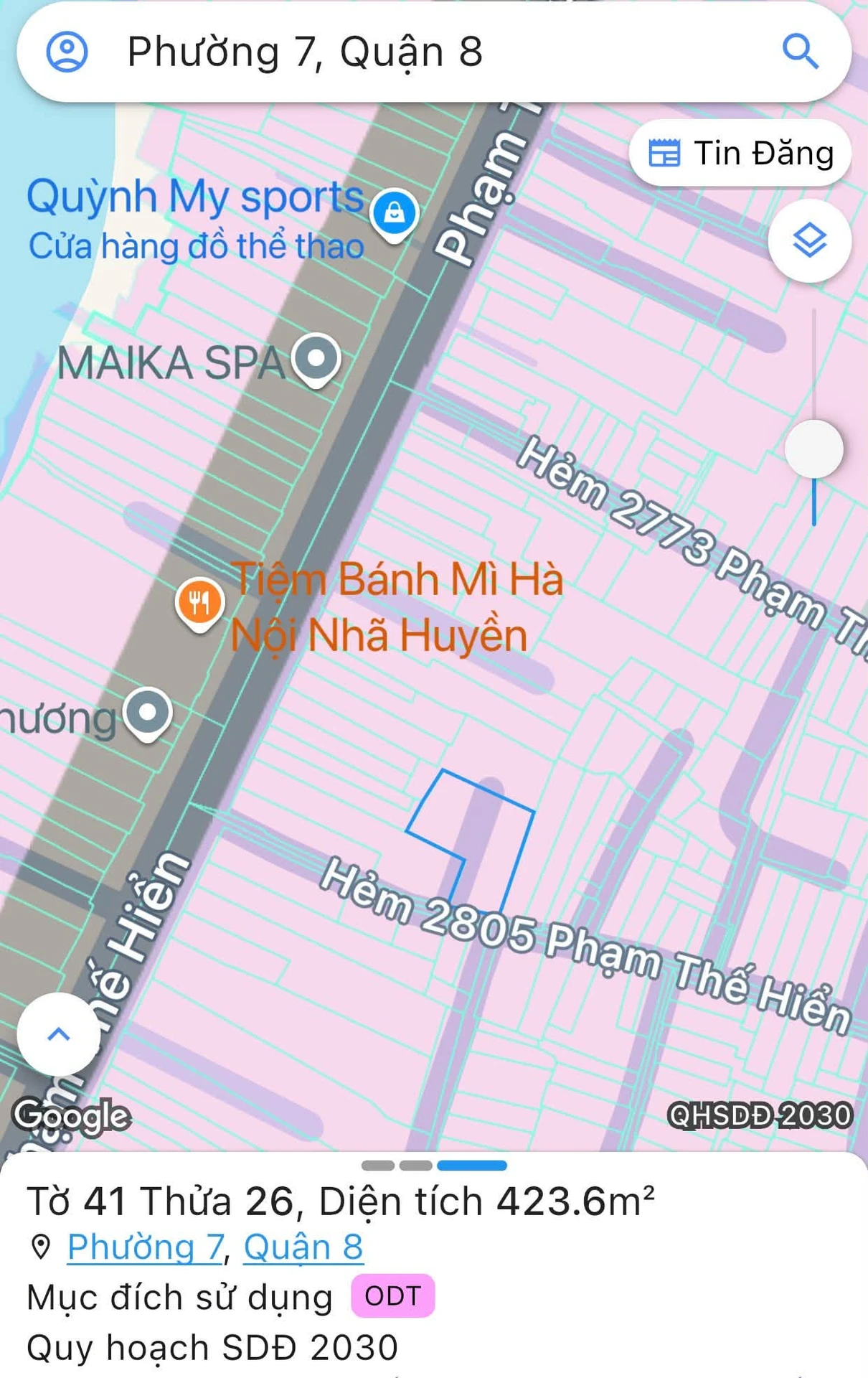 Bán nhà hẻm Phạm Thế Hiển, Quận 8, 244m2, 135tr/m2 - Ảnh 1