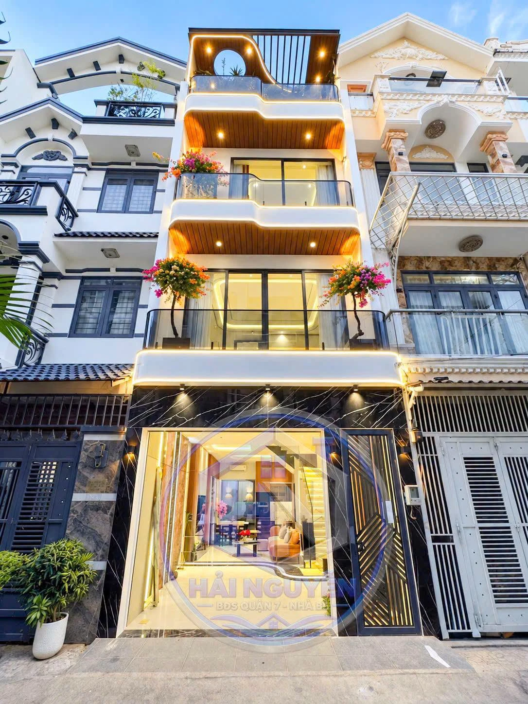 Bán nhà 4 tầng hẻm xe hơi 59.8m² Nhà Bè 9.39 tỷ - Ảnh 1