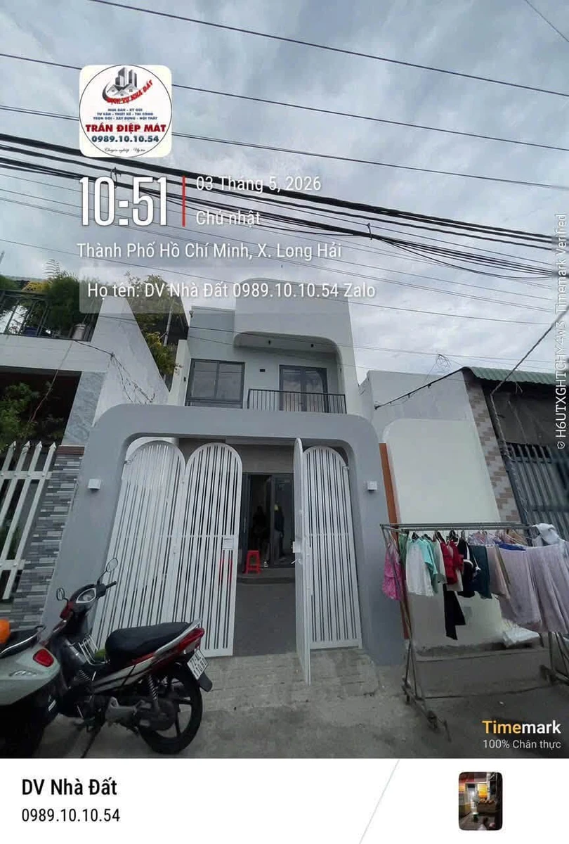 Bán nhà 1 trệt 1 lầu 80m² Xã Long Hải Vũng Tàu 2,692 tỷ - Ảnh 1