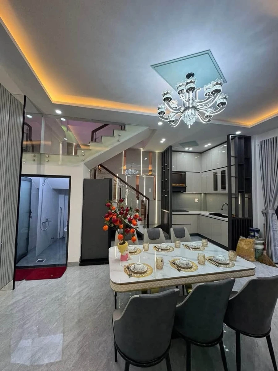 Bán nhà 3 tầng 55,7m² kiệt Trần Cao Vân, cách biển 100m, full nội thất, Đà Nẵng - Ảnh thu nhỏ 3