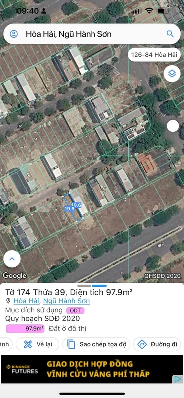 Bán lô đất 97.5m² sát sông gần biển Đà Nẵng 4 tỷ