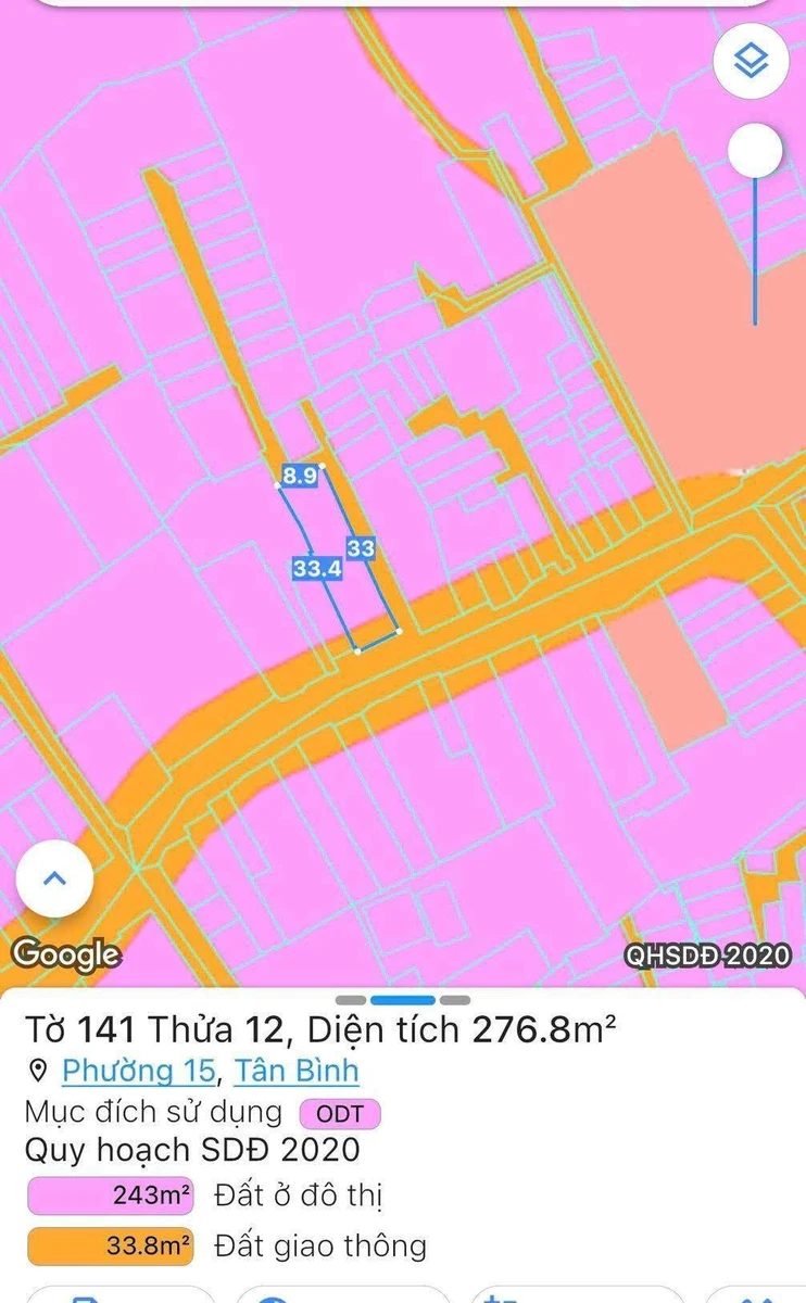 Bán đất góc 2 mặt tiền 256m² Nguyễn Phúc Chu, Tân Bình - Ảnh thu nhỏ 5