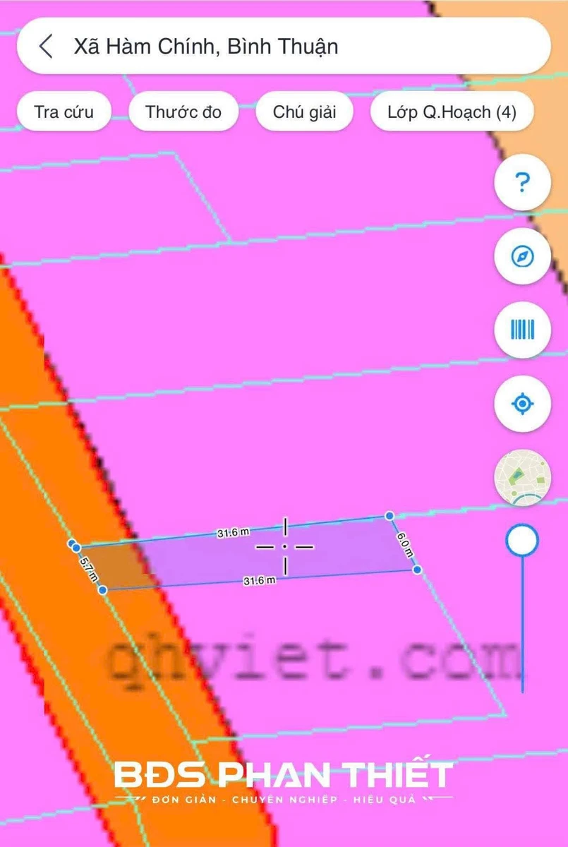 Bán đất mặt tiền Hàm Liêm 171 m² tại Phan Thiết - Ảnh thu nhỏ 2