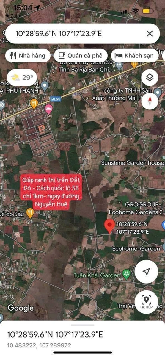 Bán đất 924m² xã Đất Đỏ, Hồ Chí Minh - Ảnh thu nhỏ 5