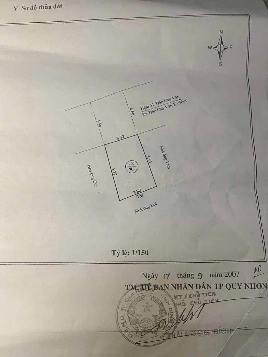 Bán nhà Ô tô Trần Cao Vân, Quy Nhơn, 20m2, 1,65 tỷ - Ảnh thu nhỏ 2
