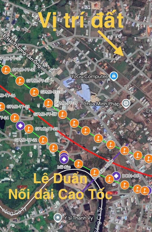 Bán đất thổ cư 100m² gần Ga Lê Duẩn, Phan Thiết 540 triệu