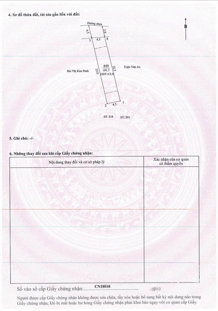 Bán đất Phú Lợi 103,5m² gần chợ Bình Điềm 3 tỷ - Ảnh 1
