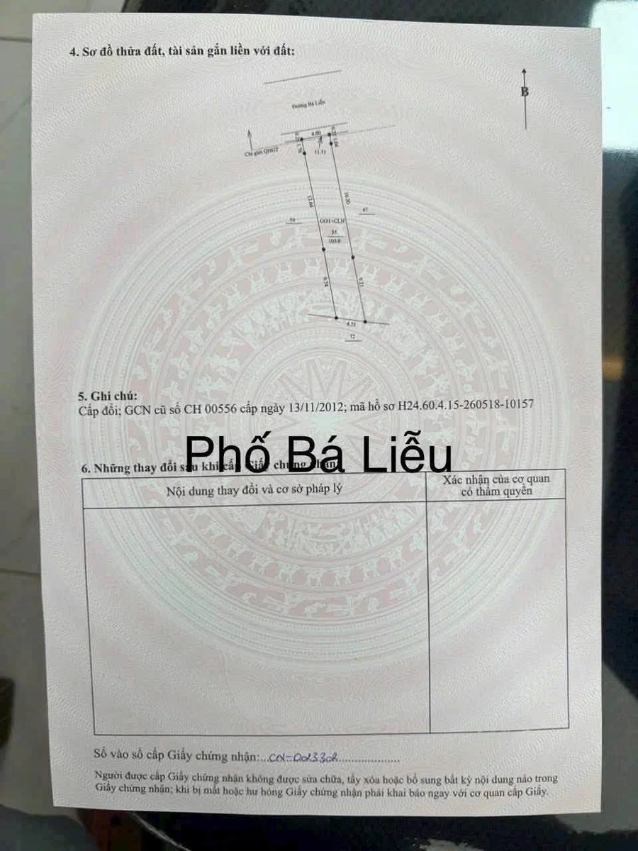 Bán đất mặt tiền kinh doanh 103m² phố Bá Liễu Hải Phòng - Ảnh thu nhỏ 3