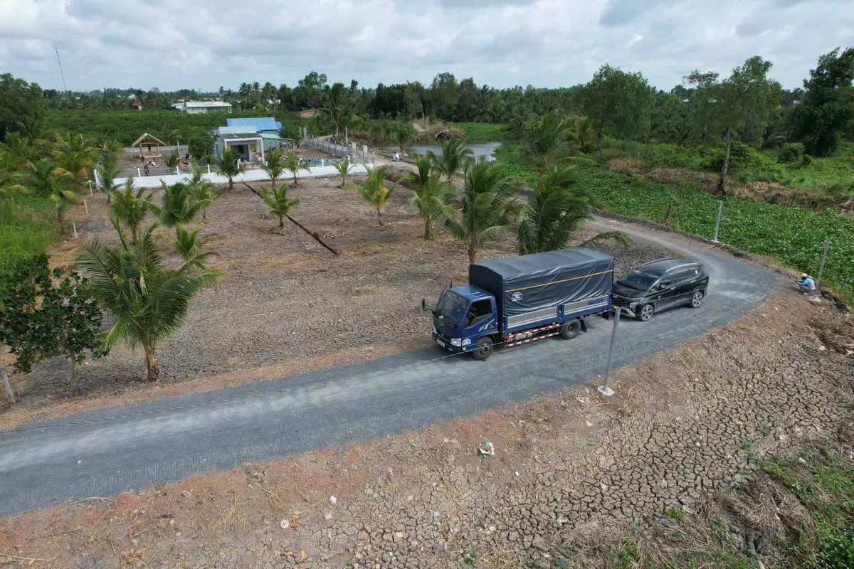 Bán 2 lô đất vườn 750m2 mặt tiền sông Vàm Cỏ Bến Lức - Ảnh thu nhỏ 3