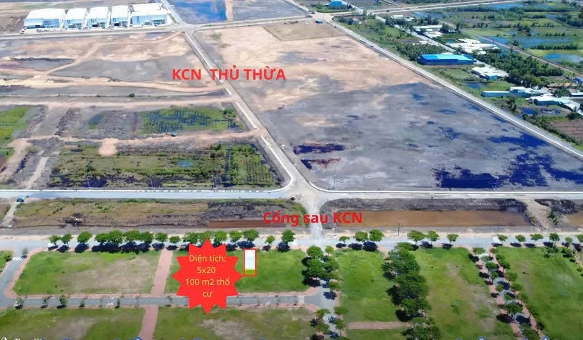 Bán lô đất 100 m² Thủ Thừa Long An 1,58 tỷ - Ảnh thu nhỏ 4