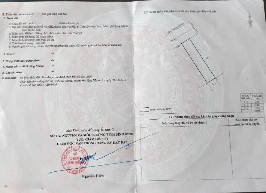 Bán lô đất mặt tiền 99m² gần Vòng Xoay Long Văn, Quy Nhơn - Ảnh thu nhỏ 2