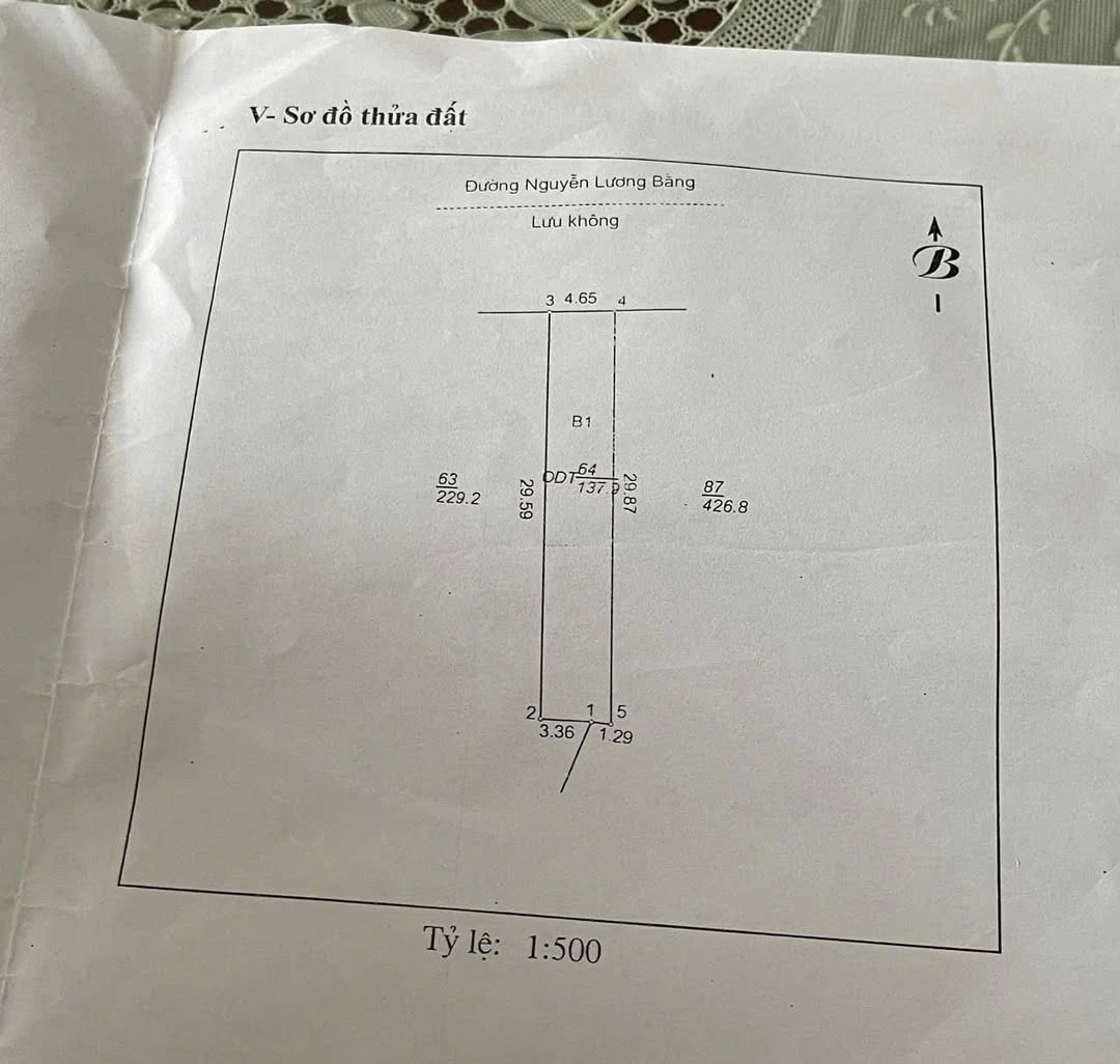 Bán đất 137.9m2 tặng nhà 2 tầng Nguyễn Lương Bằng, Hải Dương - Ảnh 1