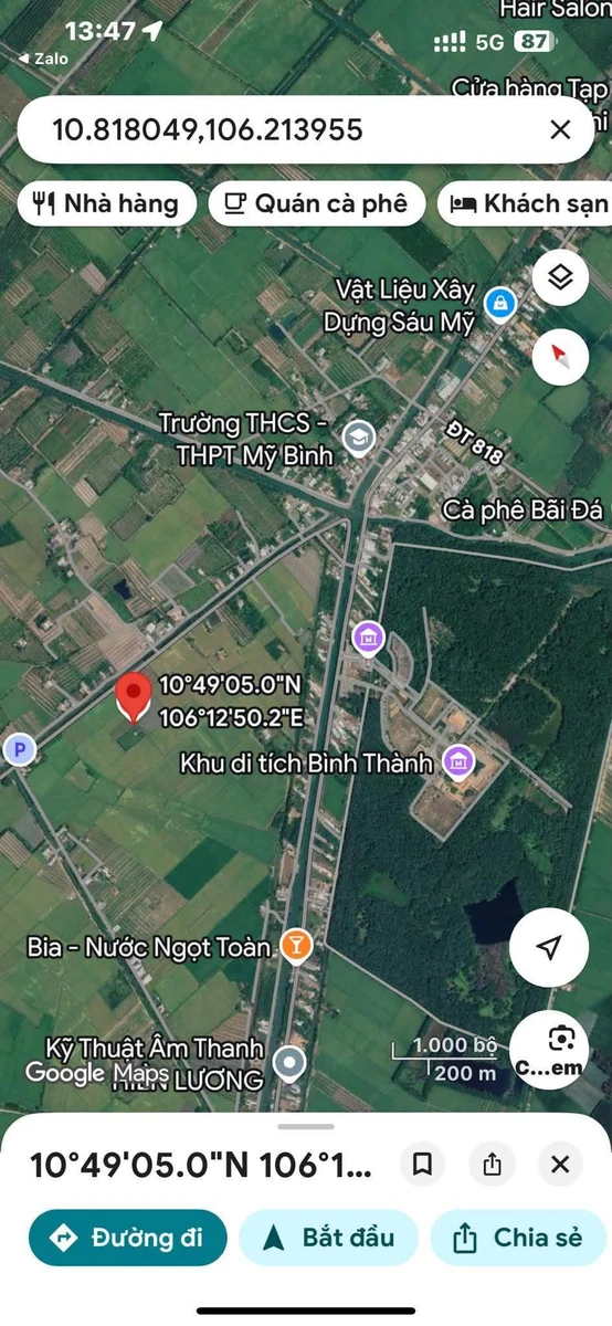 Bán lô đất 2352m2 Đức Huệ, Long An, 800 triệu - Ảnh thu nhỏ 3