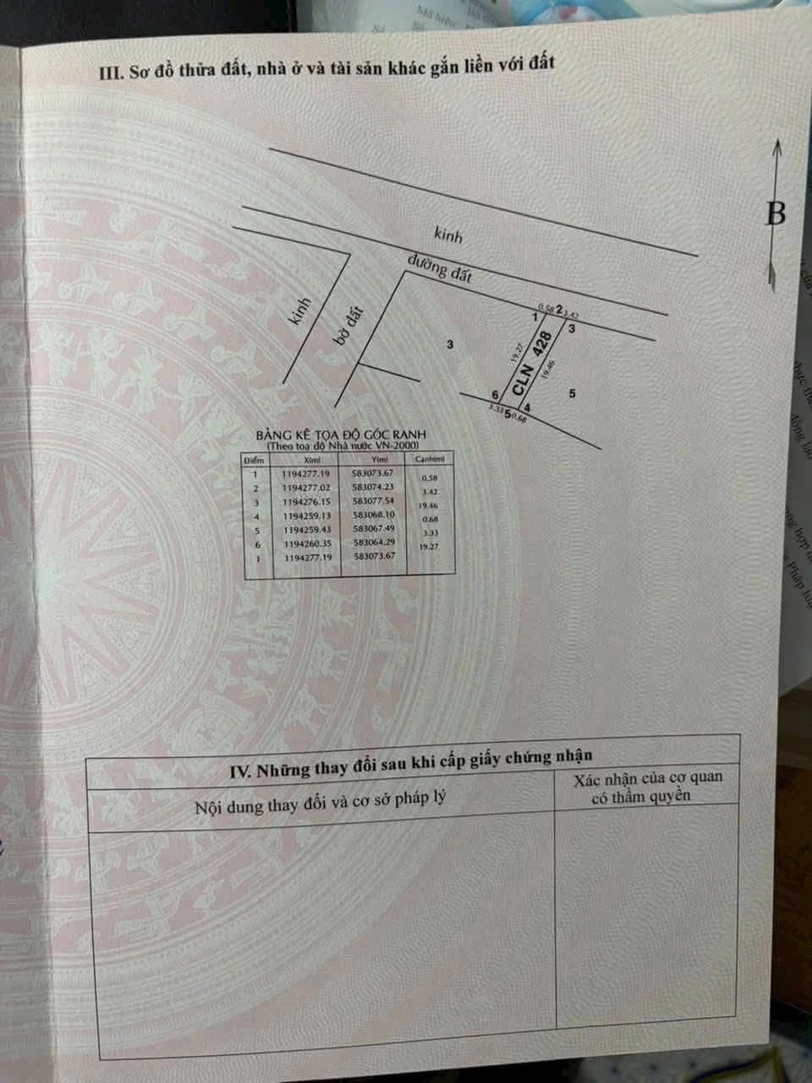 Bán gấp đất vườn 75m2 mặt tiền đường bê tông An Hạ, Tân Vĩnh Lộc, giá 720 triệu - Ảnh thu nhỏ 2