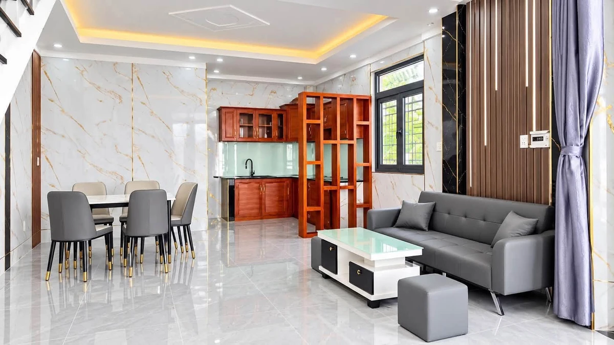 Bán nhà trệt lầu 67m2, 3PN 2WC full nội thất, Bình Chuẩn, Thuận An, Bình Dương - Ảnh thu nhỏ 3