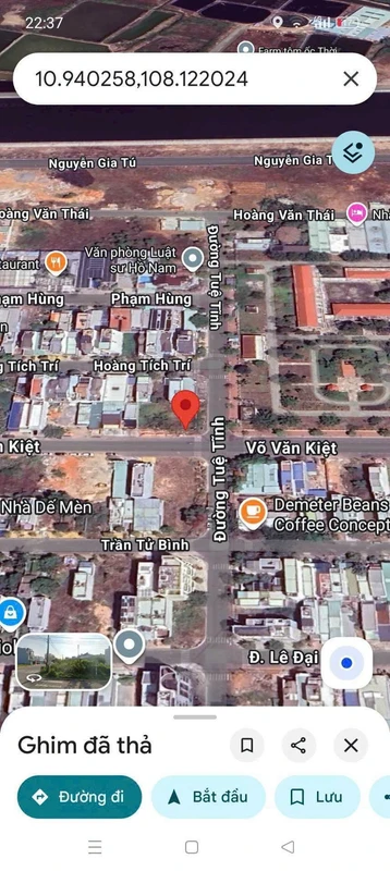 Bán đất thổ cư góc 2 mặt tiền Võ Văn Kiệt - Tuệ Tĩnh, 496,8m2, trung tâm Phan Thiết