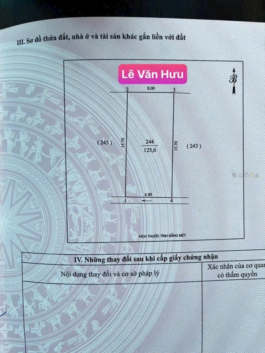 Bán đất mặt tiền Lê Văn Hưu 126m², 11 tỷ, Quận 1 - Ảnh thu nhỏ 3