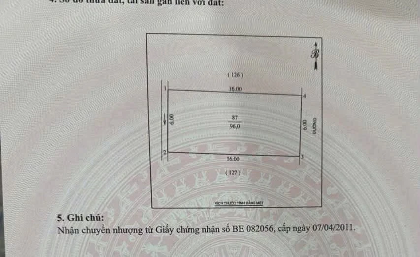 Bán đất mặt đường Nguyễn Cảnh Toàn 96m² giá 8 tỷ - Ảnh thu nhỏ 4