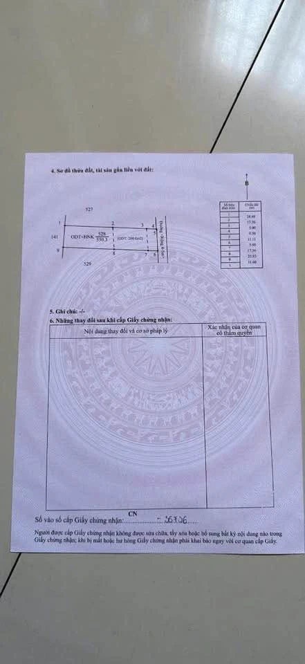 Bán đất 550m2 hẻm Yên Mỹ Quận 7 giá 5 tỷ 190 - Ảnh thu nhỏ 5