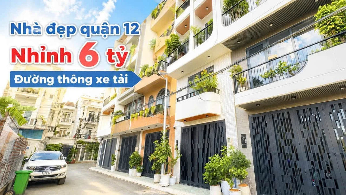 Bán nhà Quận 12 gần chợ Thạnh Xuân 62m² 6.25 tỷ - Ảnh 1