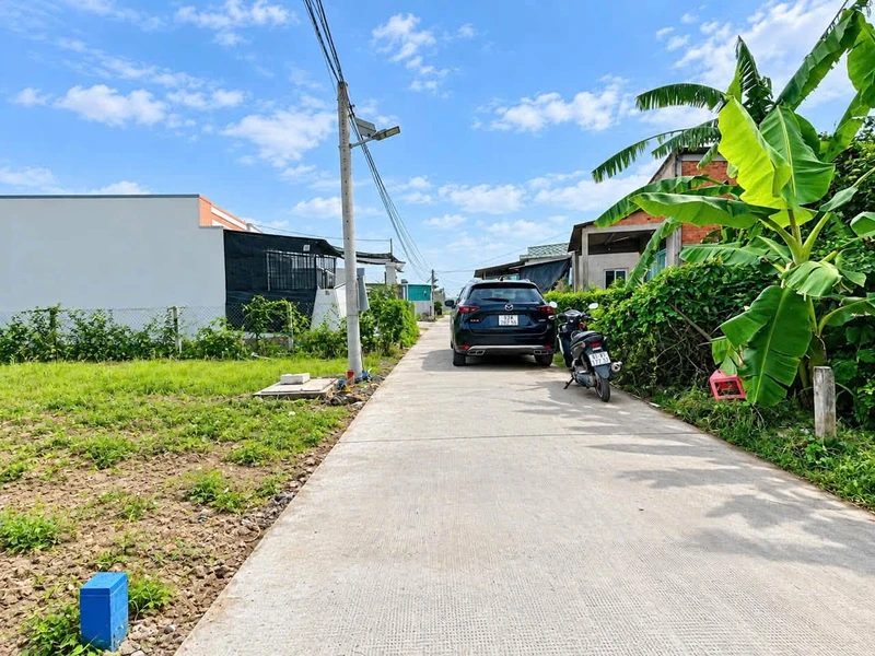 Bán đất thổ cư 4,3x27m nở hậu, lô nhì đường Cộng Đồng Lộc Trung, Mỹ Lộc, Cần Giuộc