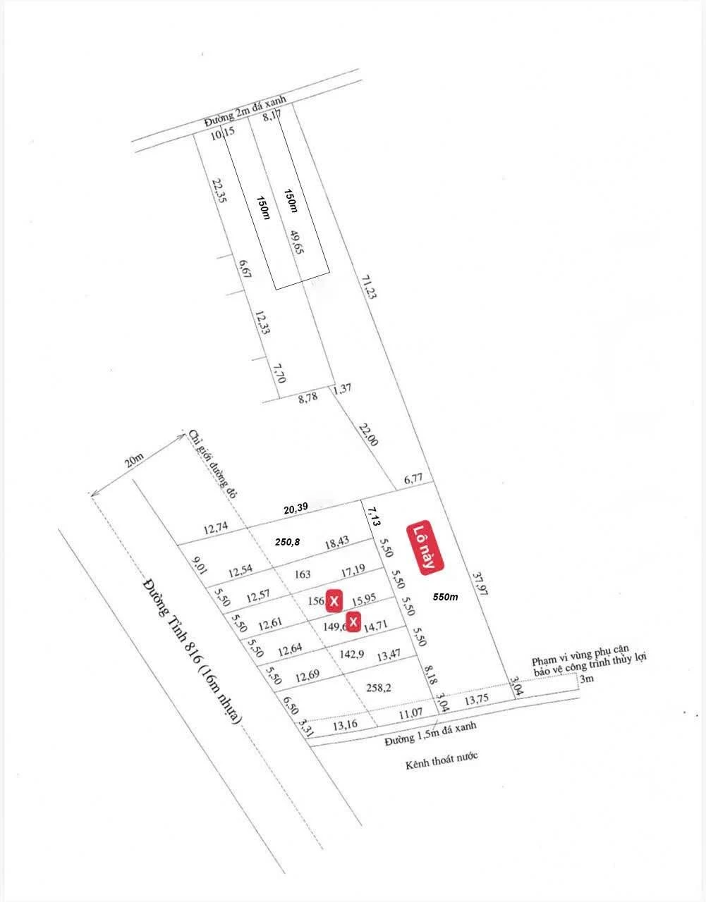 Bán đất 550m² ở xã Thạnh Hoà, Bến Lức, Long An - Ảnh 1