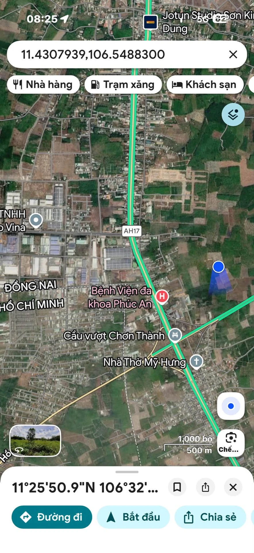 Bán đất 5000m² gần KCN Chơn Thành, giá trên 500 triệu - Ảnh 1