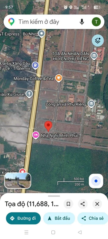 Bán đất xã Phú Riềng 250m² 1 tỷ 3