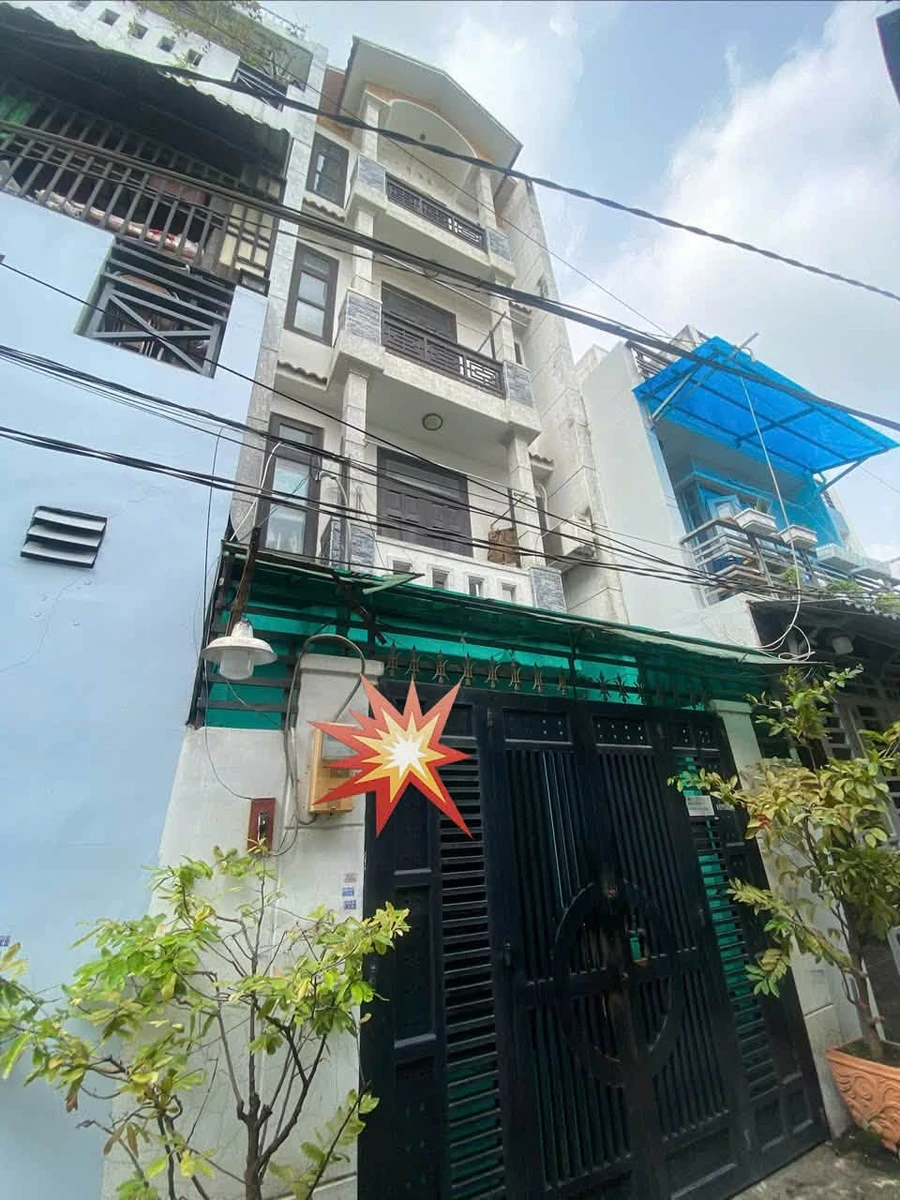 Bán nhà 4 tầng 50m2, 5PN, hẻm rộng ô tô đỗ cửa, gần Emart đường Phan Huy Ích, Gò Vấp - Ảnh thu nhỏ 2