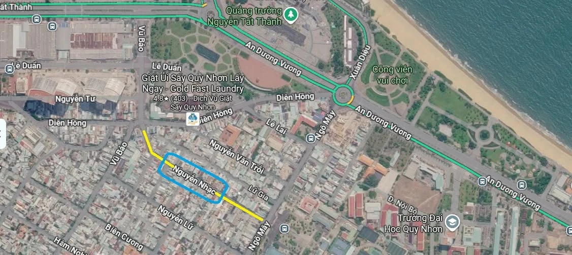 Bán đất mặt tiền Nguyễn Nhạc Quy Nhơn 137m2, 11 tỷ - Ảnh 1