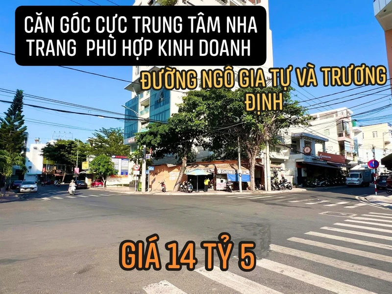 Bán shophouse góc ngã 4 Ngô Gia Tự Nha Trang 71.5m2 14.5 tỷ