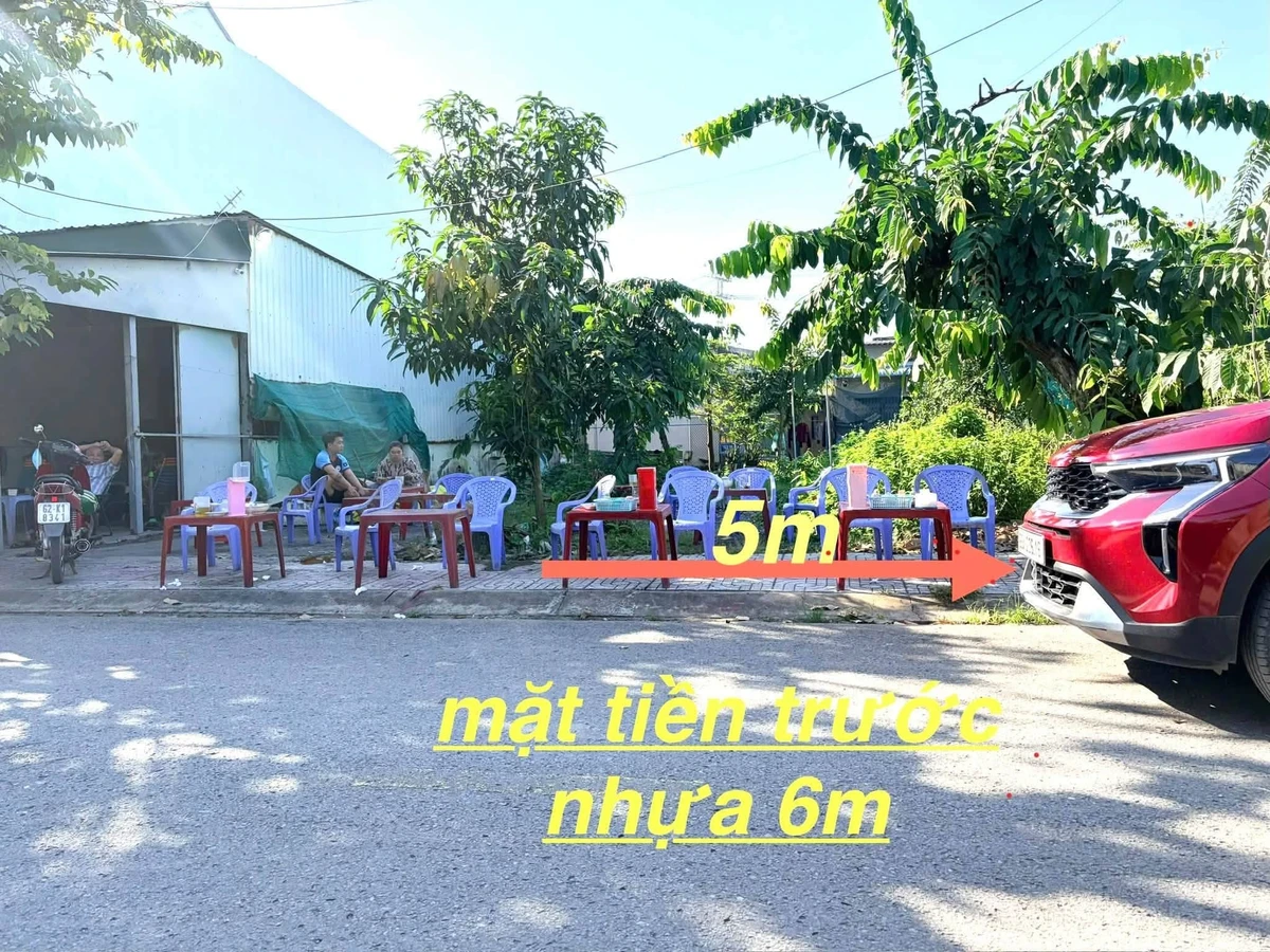 Bán đất 2 mặt tiền 124m2 sát Chợ Long Cang, Cần Dước - Ảnh thu nhỏ 3