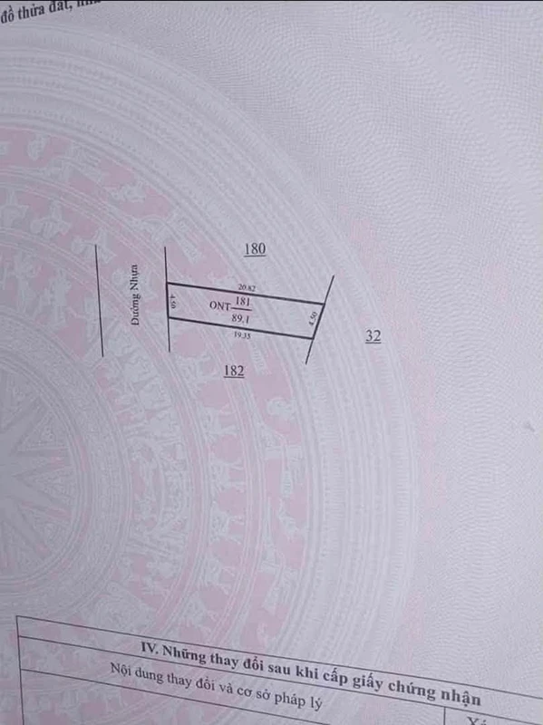 Bán đất 89 m² Nam Sách Hải Phòng 1,9 tỷ