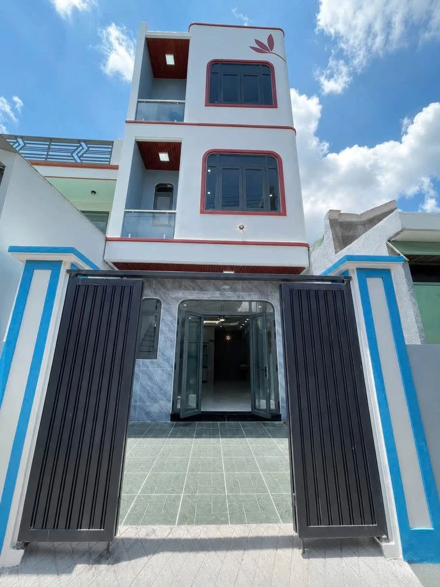 Bán nhà mới 3 tầng Dĩ An 67,7m² giá 4 tỷ sổ hồng - Ảnh 1