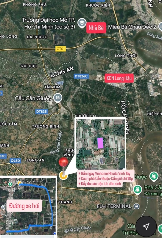 Bán đất nền 359m2 Ấp Bắc, Cần Giuộc, 2.3 tỷ