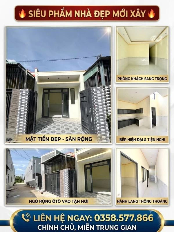 Bán nhà cấp 4 84m² 2PN hẻm ô tô Hương Lộ 15
