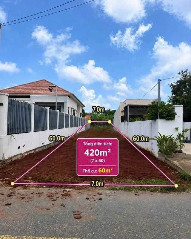 Bán lô đất 420m² đường Số 8 Hòa Long Bà Rịa - Ảnh 1