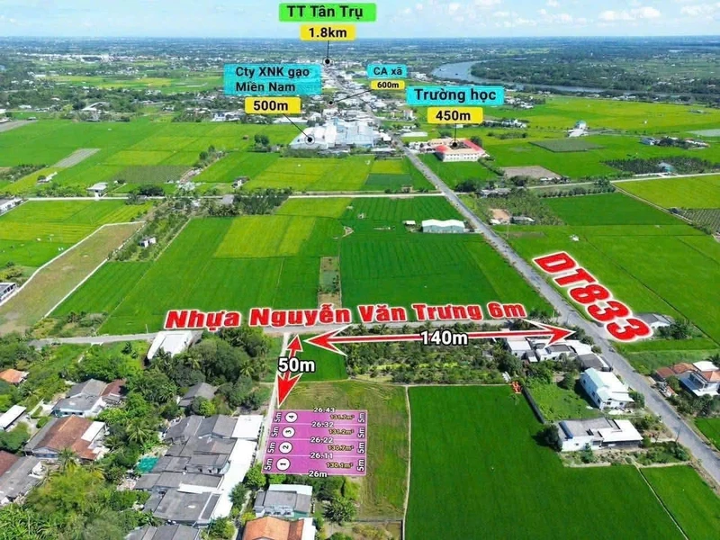 Bán đất Đan Tạ Thành Cát 130m2 sát đường, gần chợ