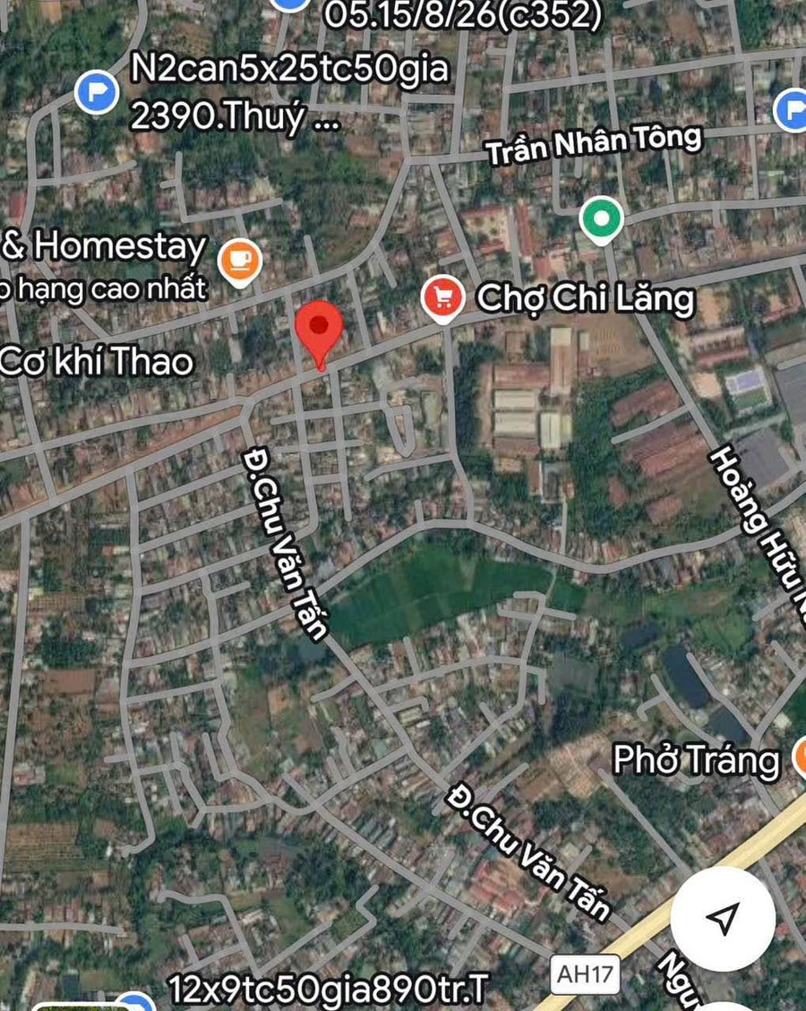Bán đất mặt tiền Phan Huy Chú 140m² gần chợ Chi Lăng 3.75 tỷ - Ảnh 1