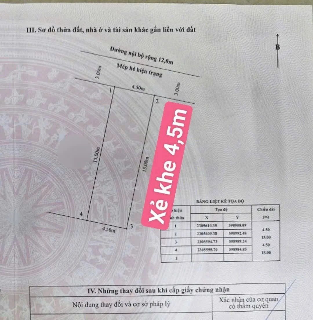 Bán lô góc đất 67.5m² mặt tiền Phụng Pháp, Hải Phòng - Ảnh 1
