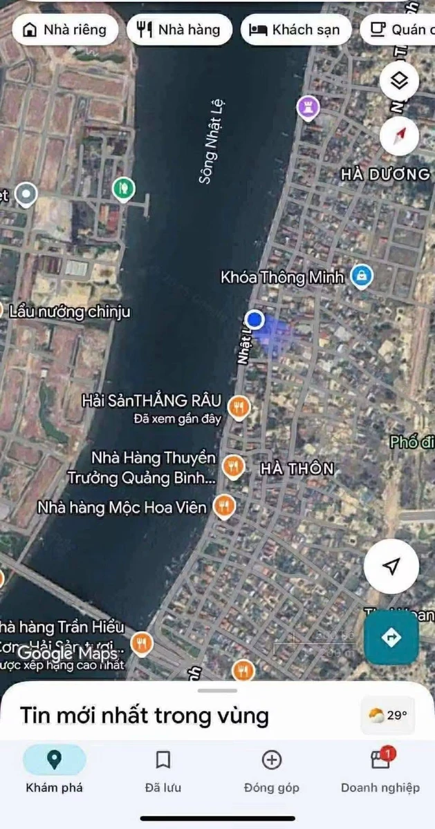 Bán lô đất bờ kè Nhật Lệ 258m2, 2 mặt tiền - Ảnh thu nhỏ 2