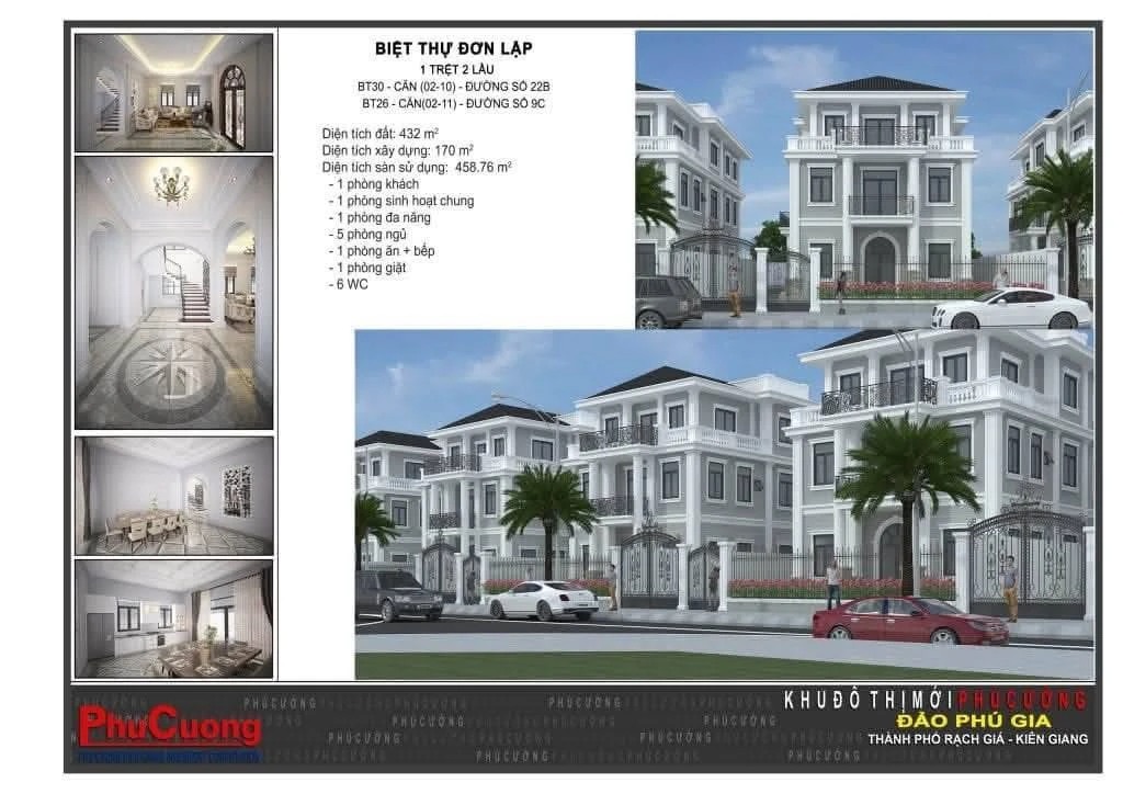 Biệt thự đơn lập Đảo Phú Gia 432m² view biển 11 tỷ - Ảnh thu nhỏ 2