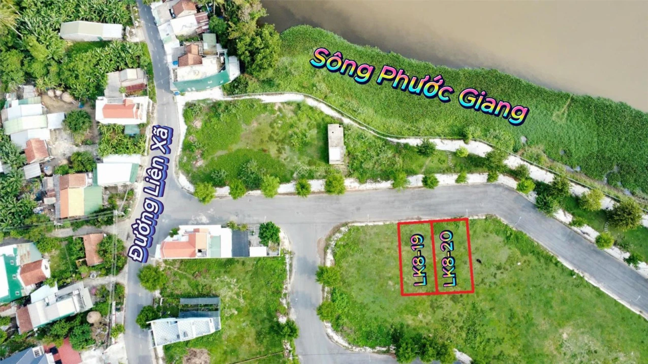 Cần bán nhanh lô đôi 211m2 (12 x17.6m) mặt tiền sông Phước Giang KDC An Lộc Phát, giá 2.2 tỷ tl - Ảnh 1