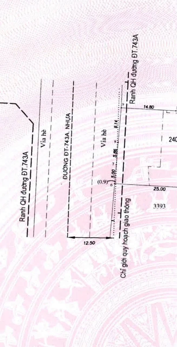 Bán kho xưởng mặt tiền ĐT 743 diện tích 1.120m2 gần Vincom 550 Dĩ An - Ảnh thu nhỏ 3