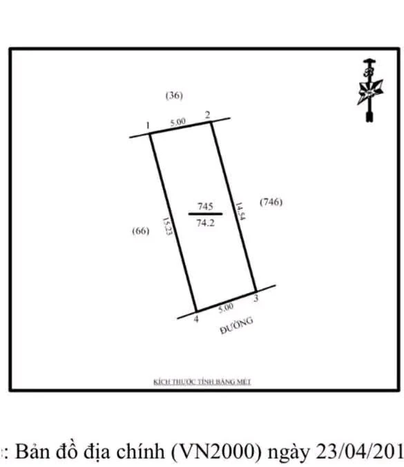 Bán lô đất 75m² Nghi Kim, TP Vinh - Ảnh thu nhỏ 2
