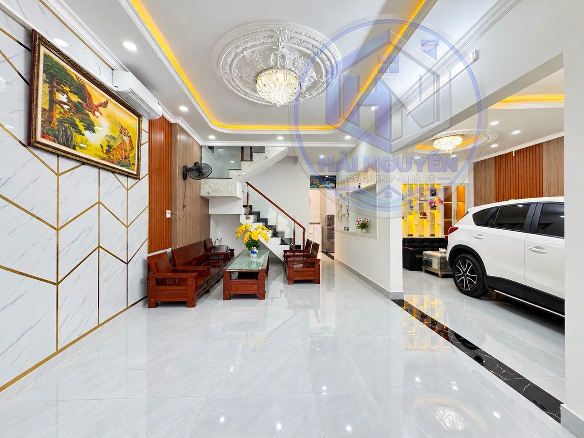 Bán nhà 4 tầng hẻm xe hơi Huỳnh Tấn Phát Nhà Bè, 80m2, 8.6 tỷ - Ảnh thu nhỏ 5